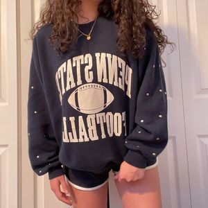 Vintage Penn State Crewneck With Jems